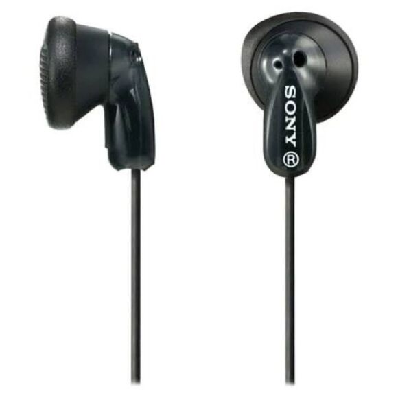Sony MDR-E9LP In-Ear Stereo Audio Fashion Earbuds Earphones Headphones Black Box - Picture 1 of 3